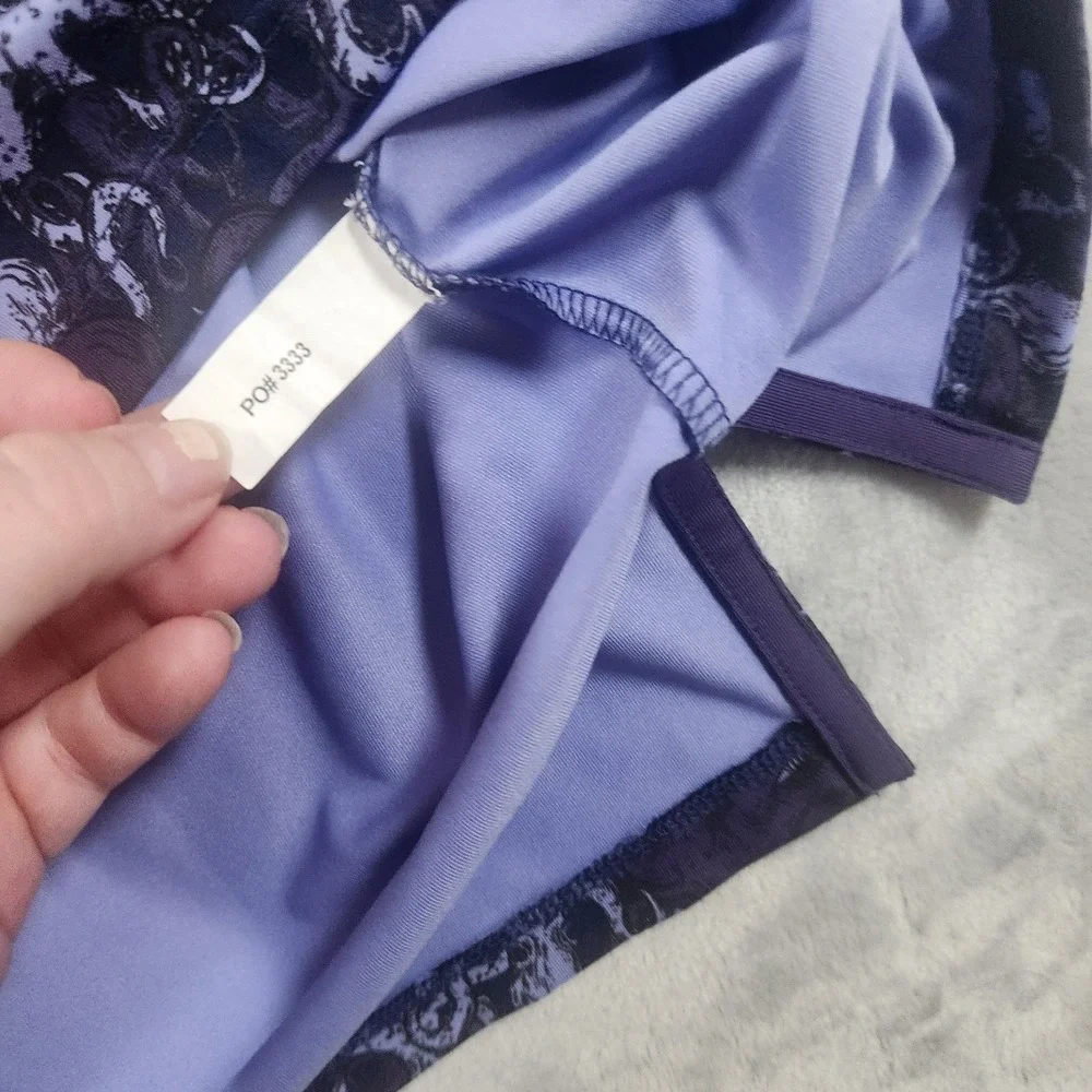 Greyson Golf Polo Shirt Men's XL Purple Octopaisley Print - Picture 6 of 8